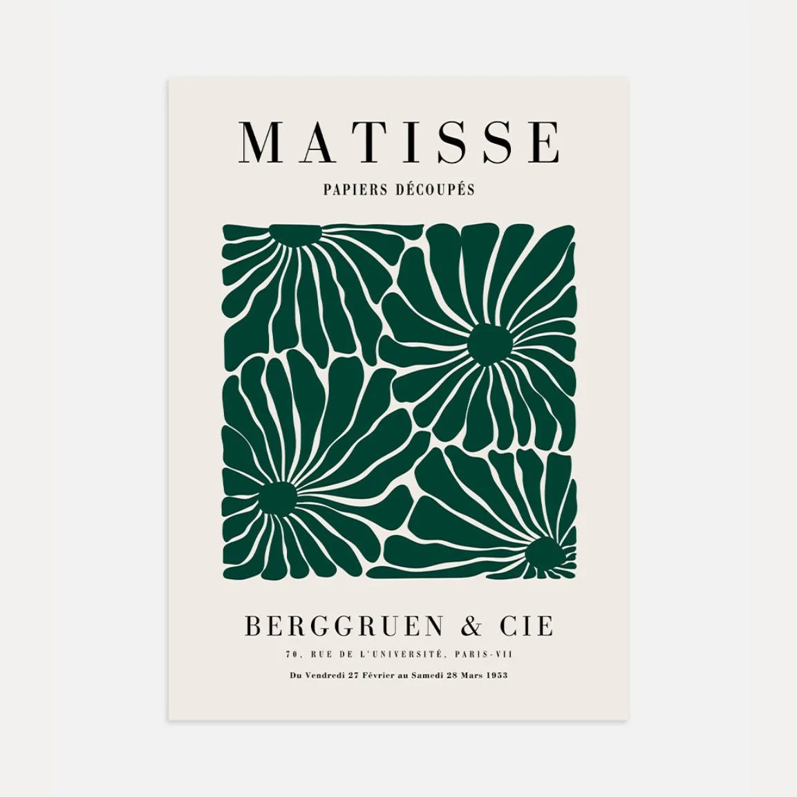 Matisse Groene Bloemen Poster