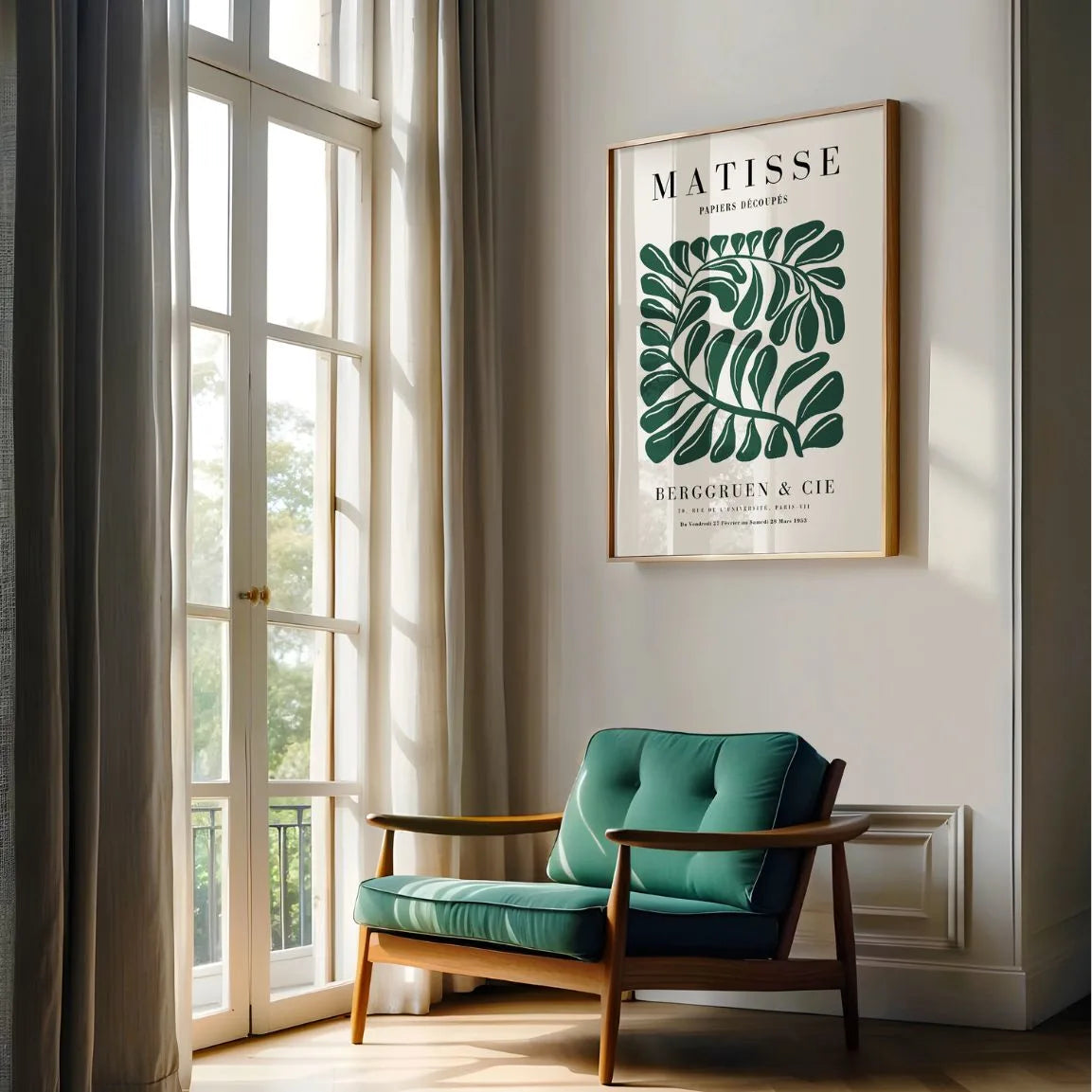 Matisse Groene Blad Poster