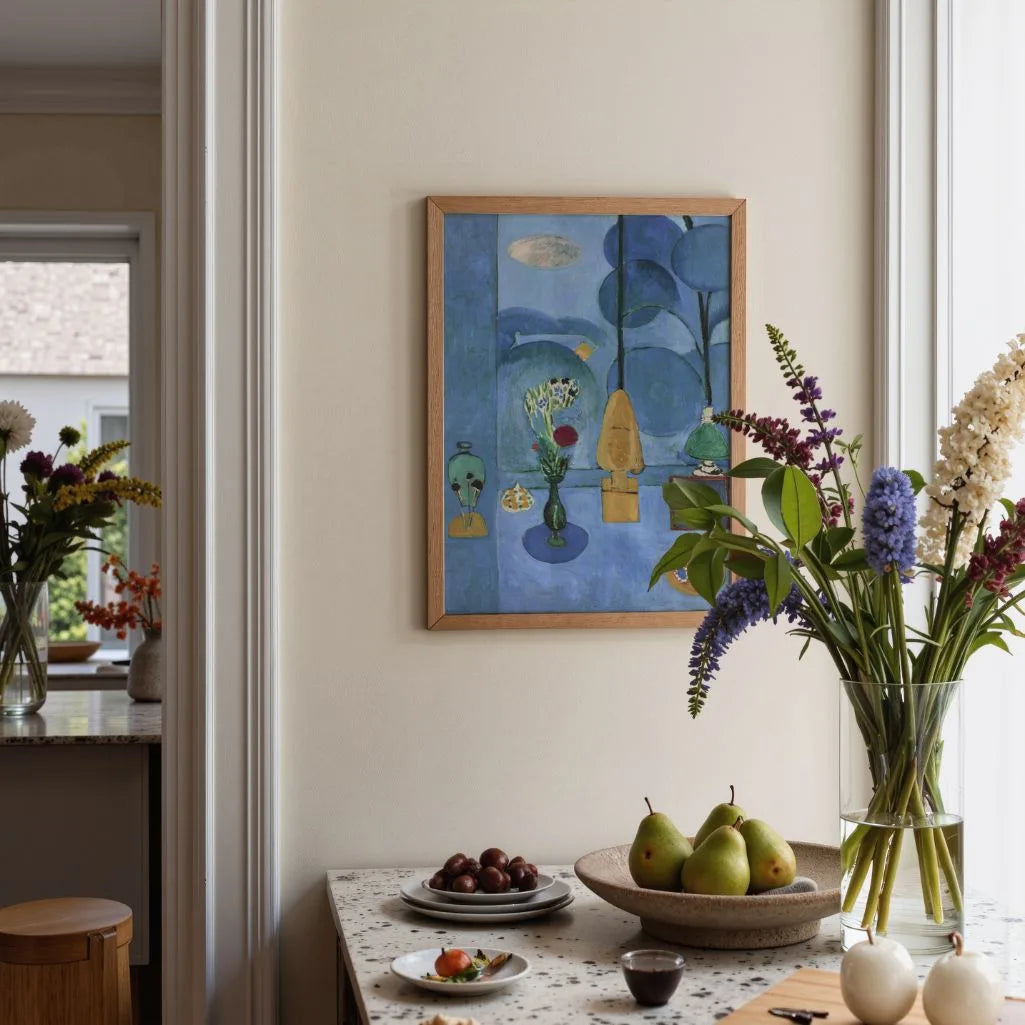 Matisse Blue Window Poster
