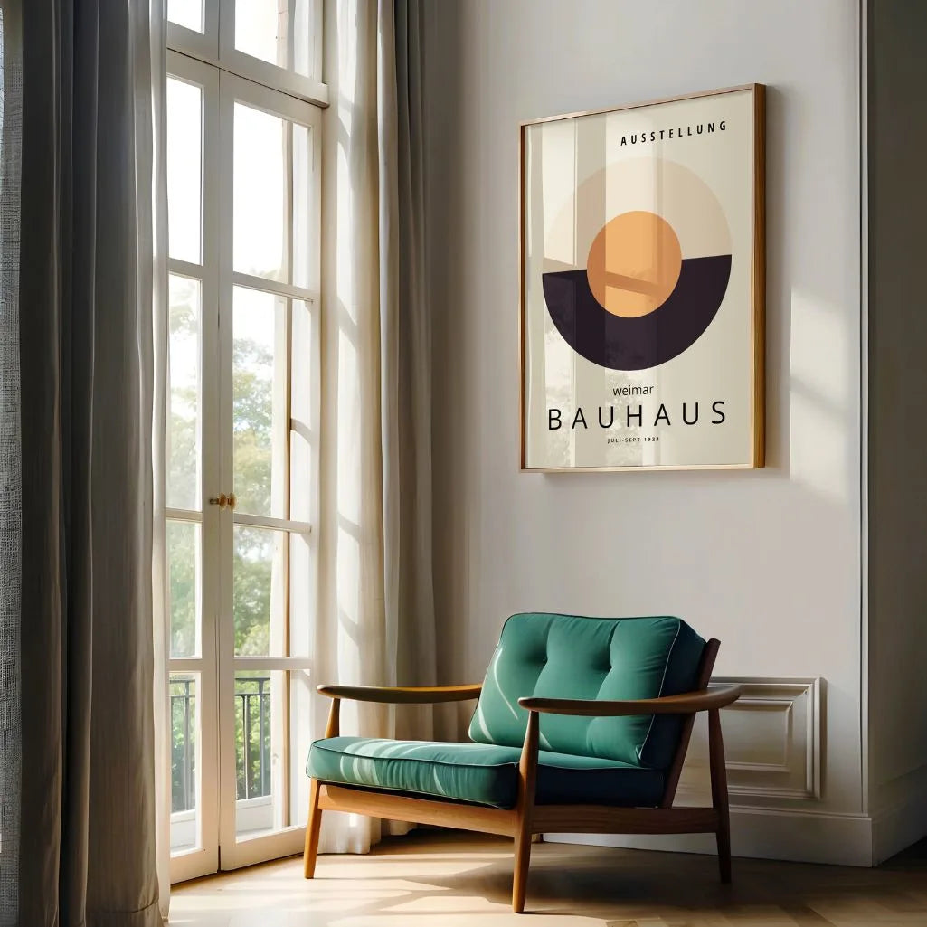Bauhaus Cirkel Harmonie Poster