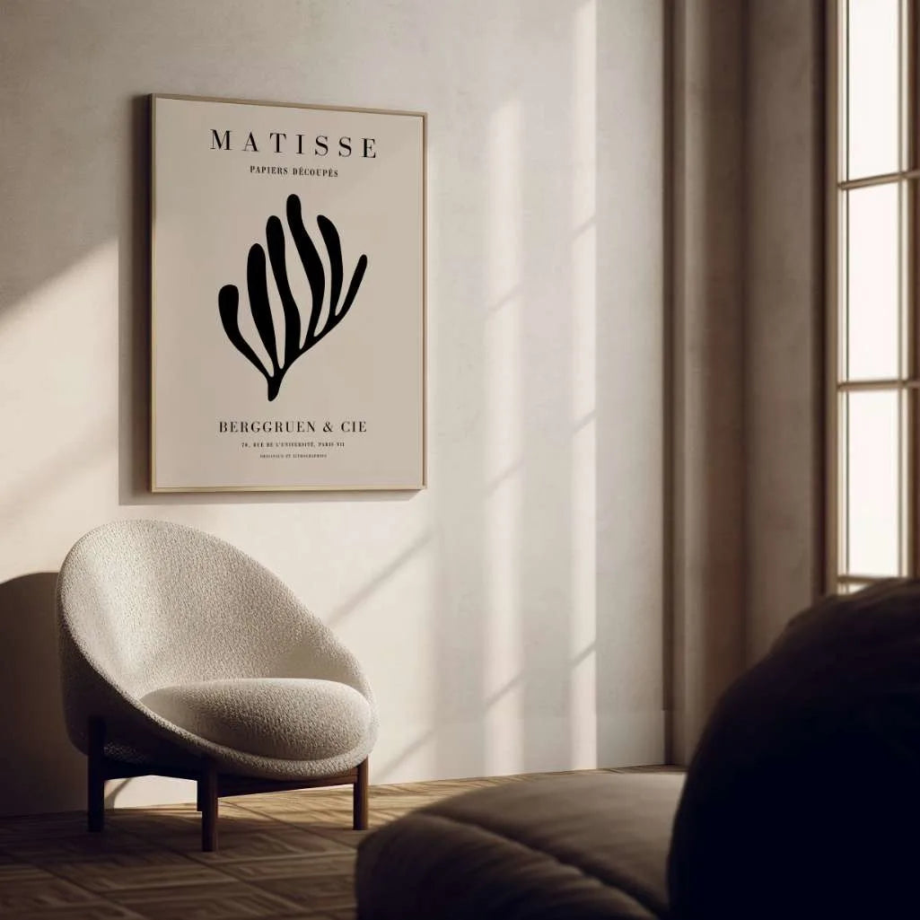 Henri Matisse – Zwart Koraal Poster