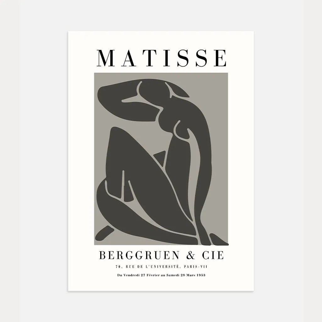 Henri Matisse – Grijze Naakte Vrouw Poster