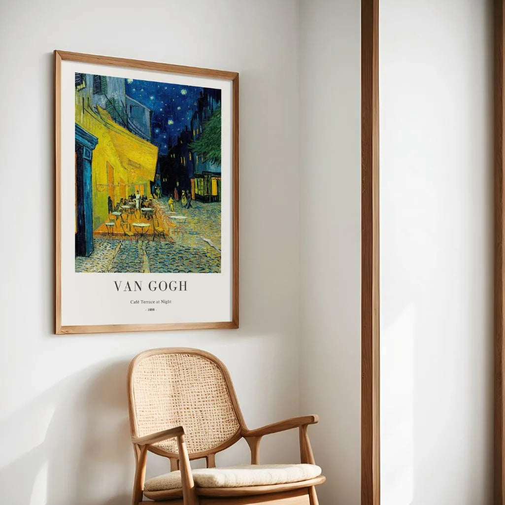 Vincent van Gogh – Caféterras bij nacht Poster