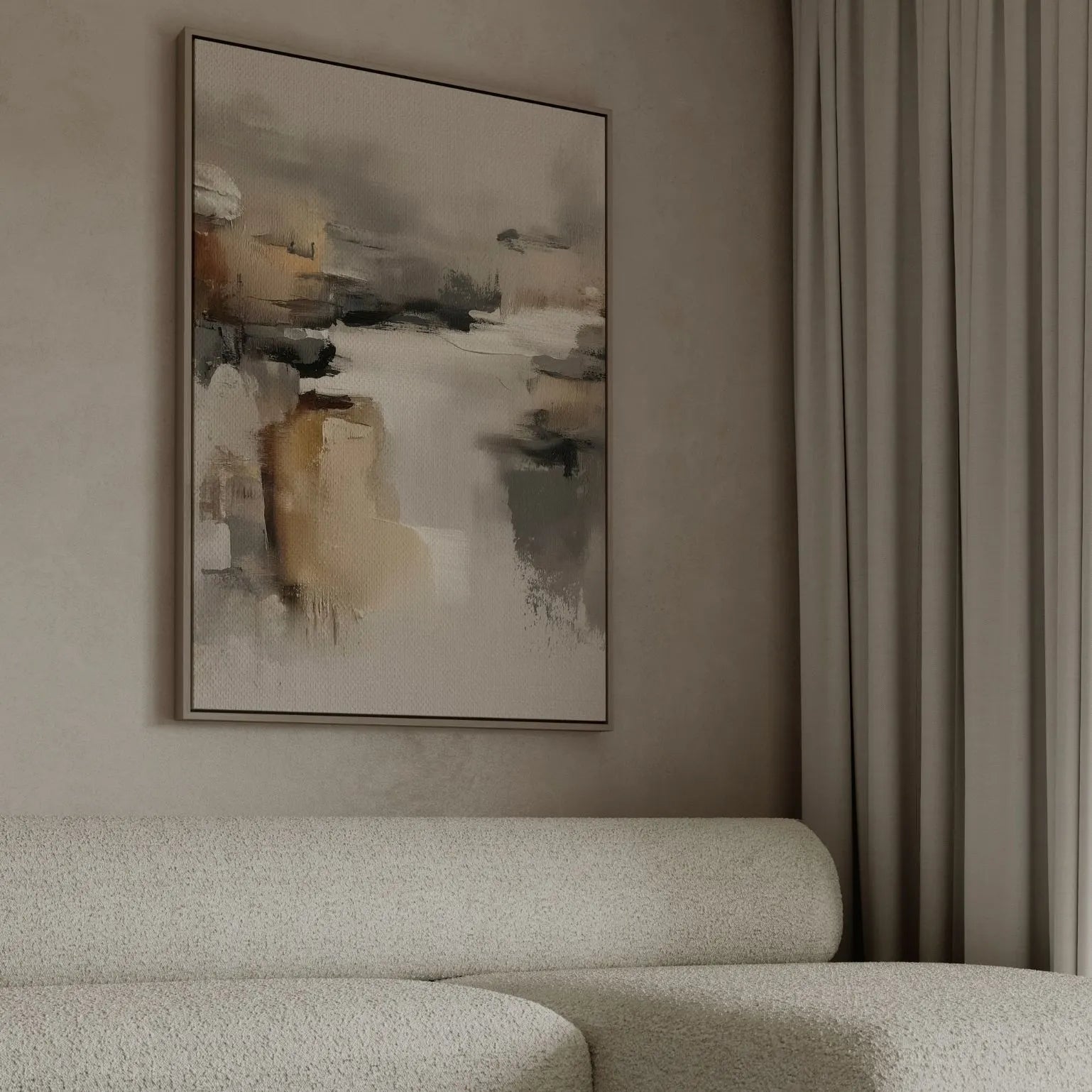 Ingelijst canvas – Echo van stilte