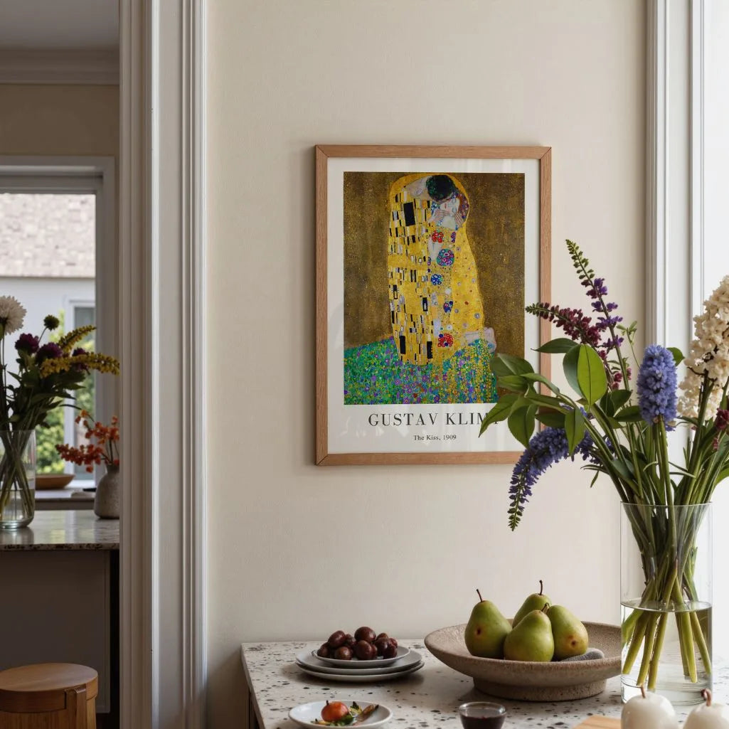 Gustav Klimt Poster – De Kus