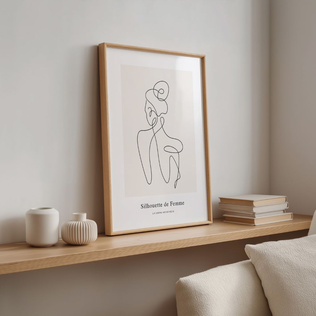 Poster – Subtiele vrouw