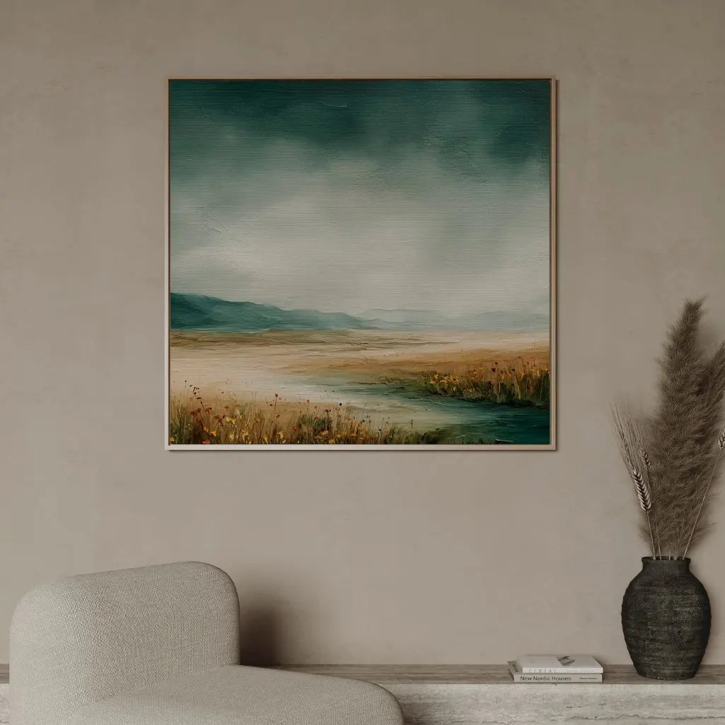 Ingelijst canvas – Voor de storm