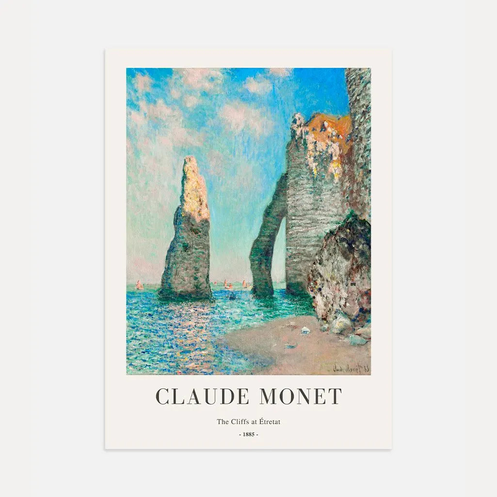 Claude Monet Poster – Kliffen van Étretat