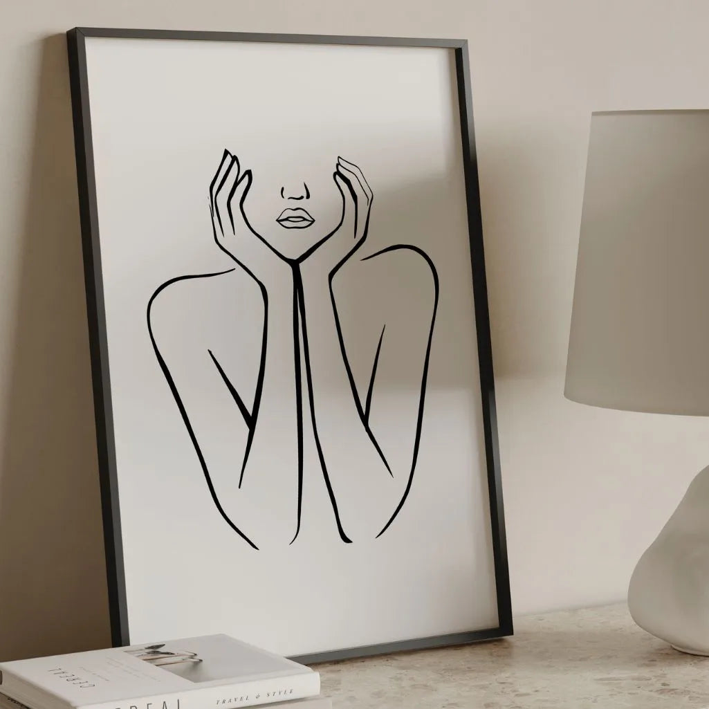 Poster – Gedachten in stilte