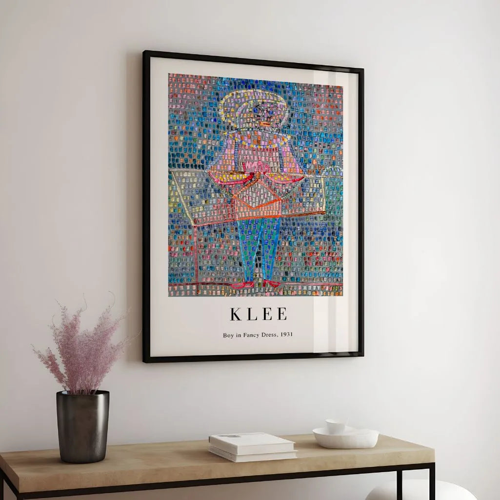 Paul Klee Poster – Jongen in kostuum