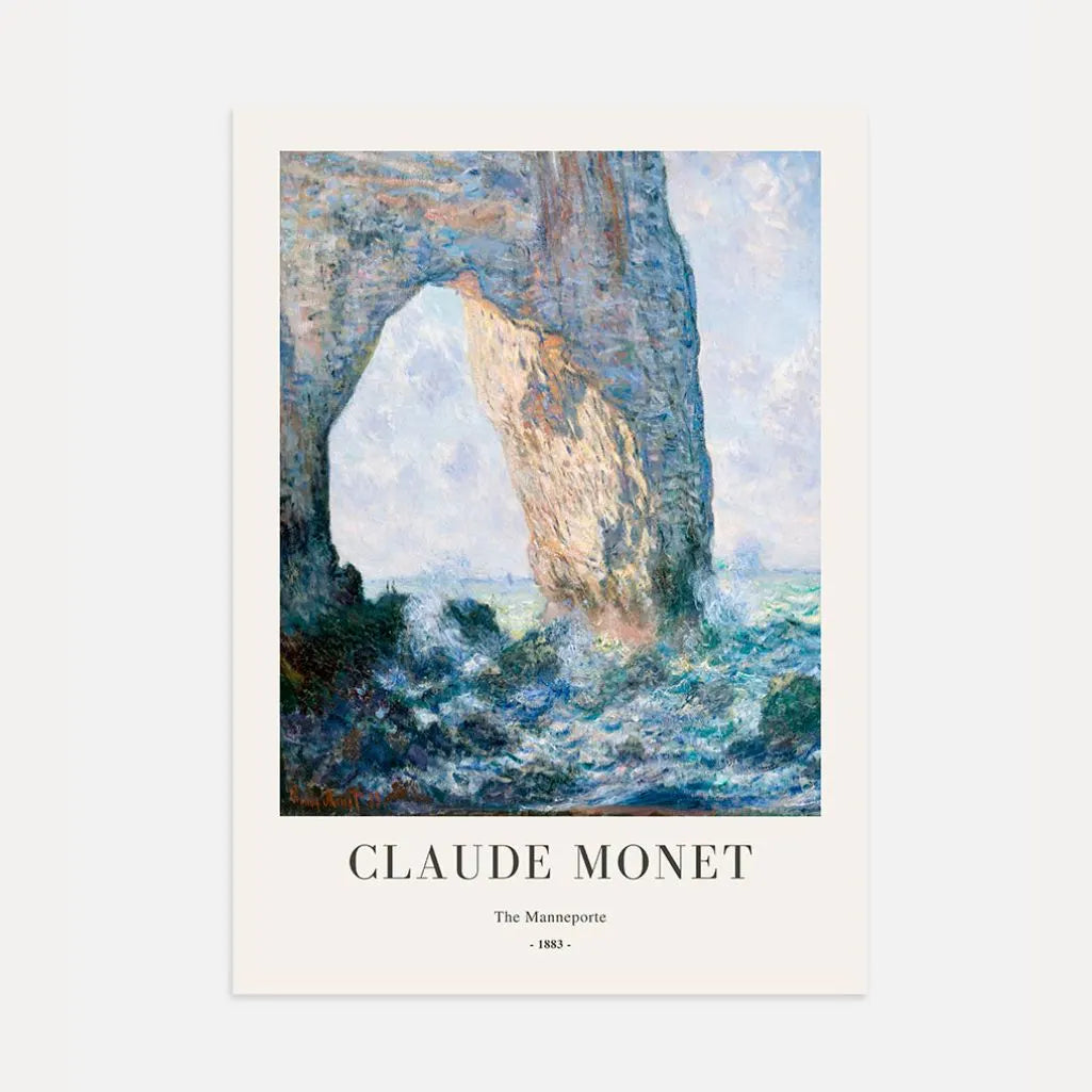 Claude Monet Poster – Manneporte 1883