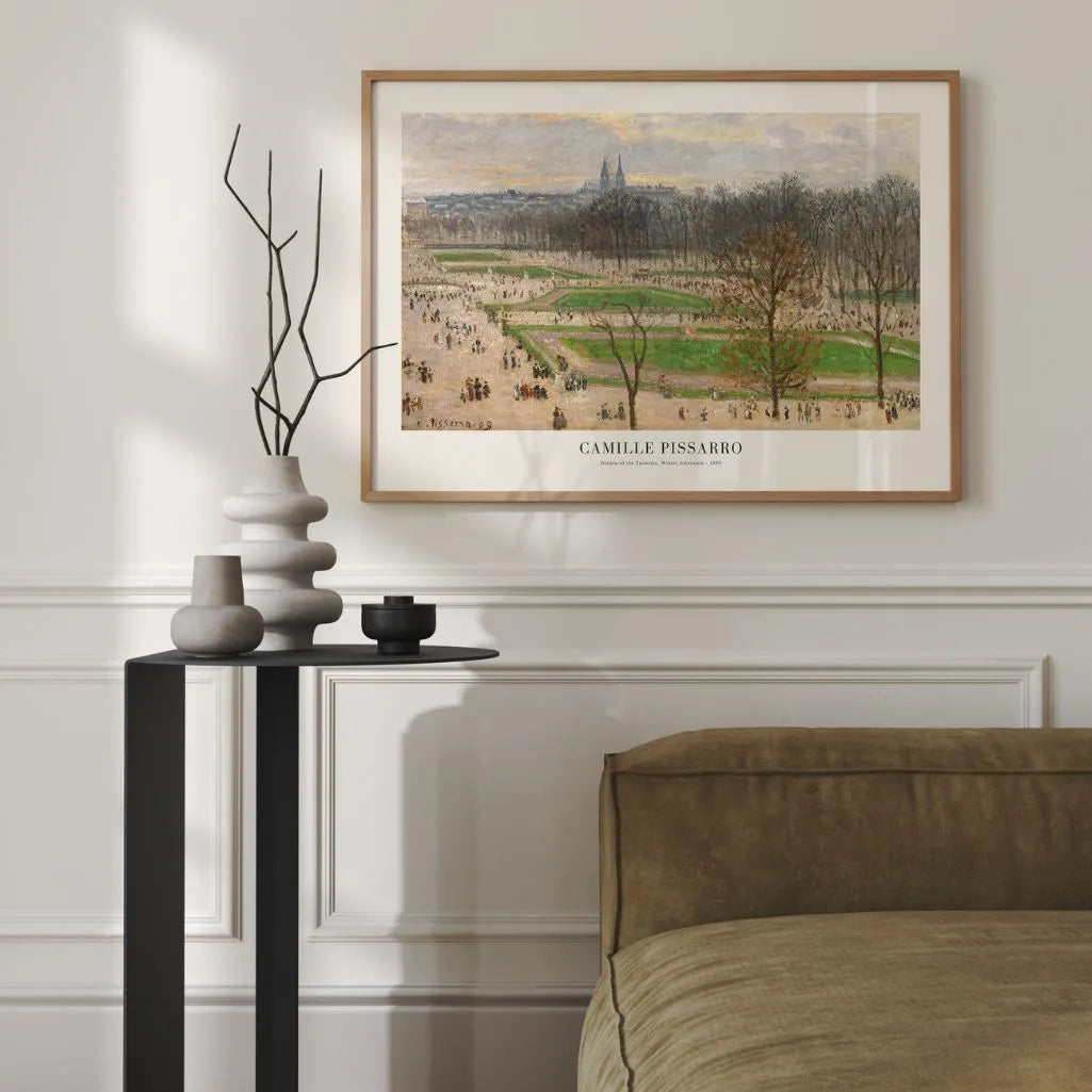 Camille Pissarro – Tuilerieëntuin, winter Poster