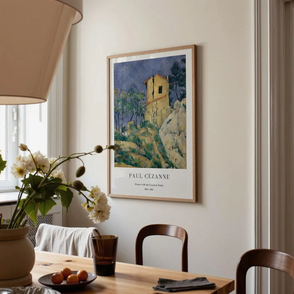 Paul Cézanne House with the Cracked Walls Poster