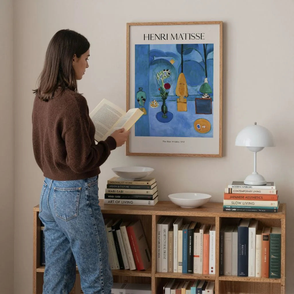 Henri Matisse Poster – Het blauwe raam