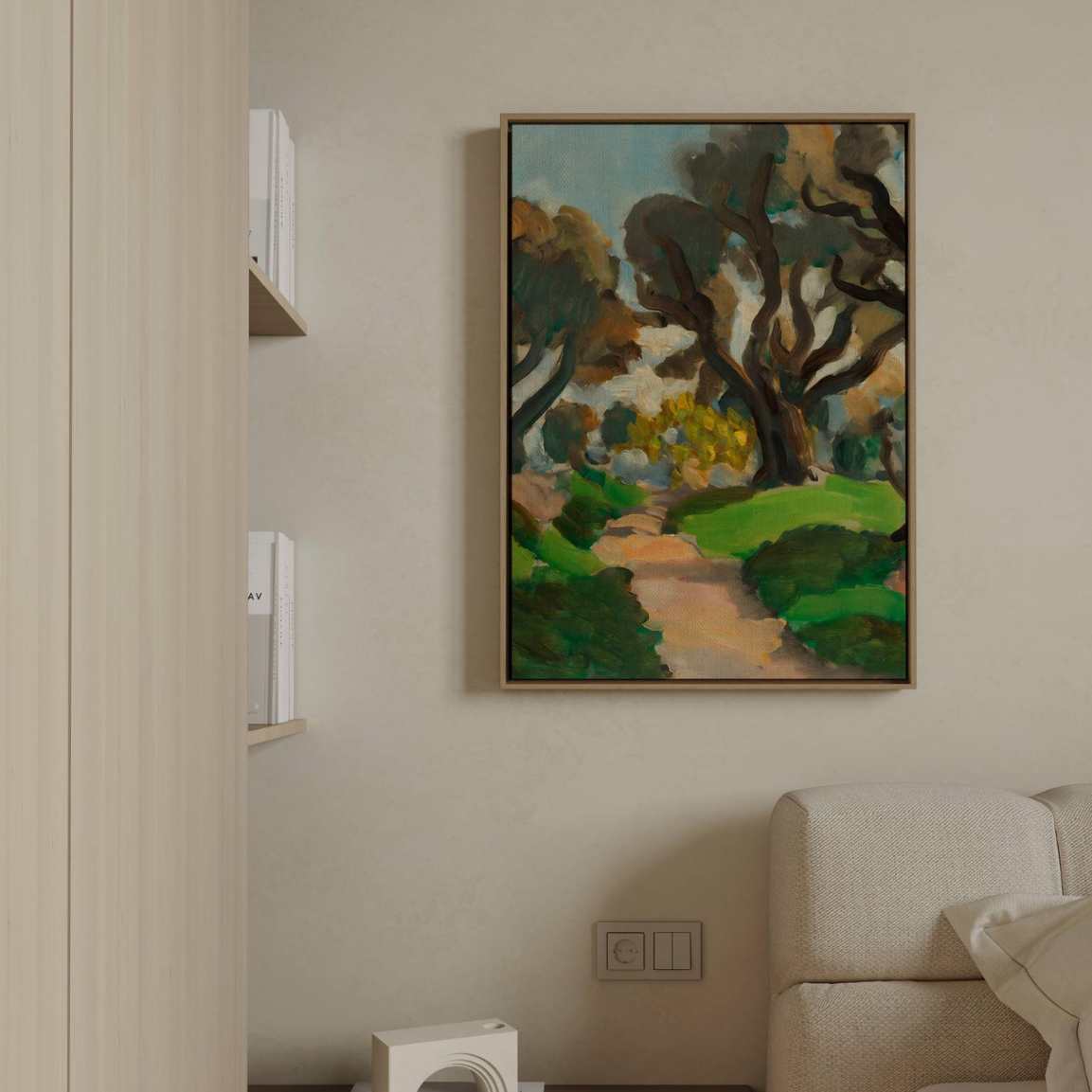 Ingelijst canvas – Landschap