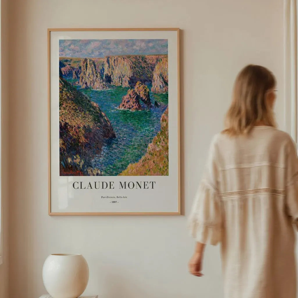 Claude Monet – Port-Domois, Belle-Île (1887) Poster