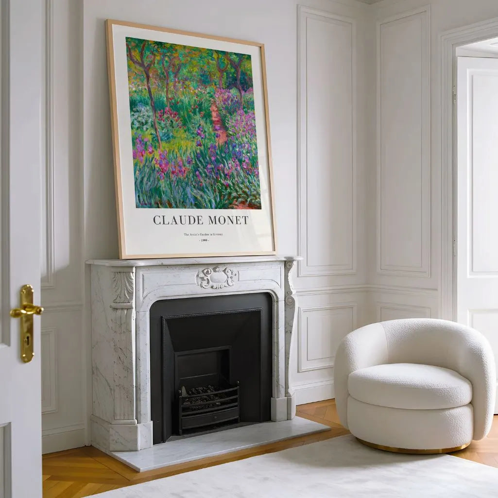 Claude Monet – De Tuin van de Kunstenaar in Giverny Poster