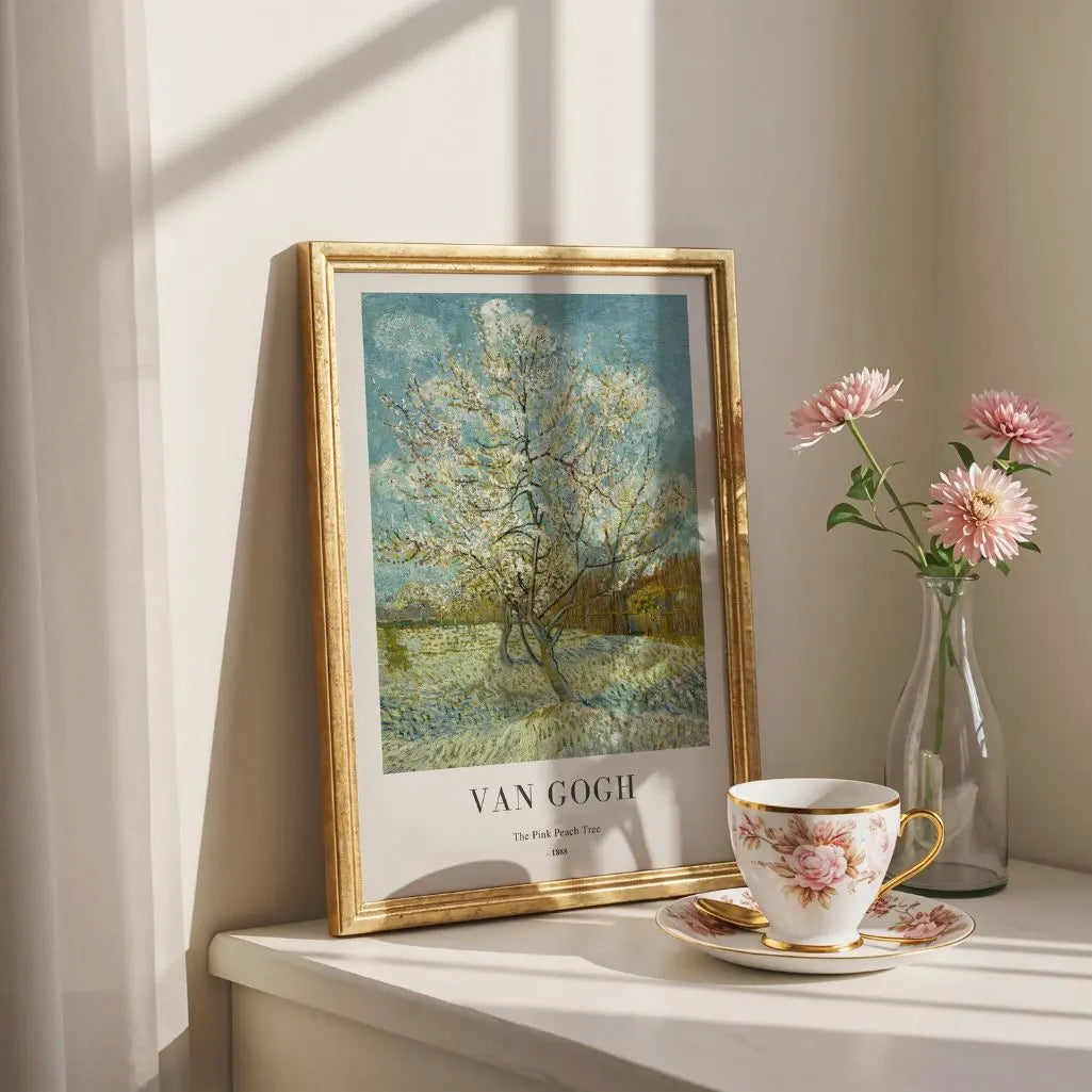 Vincent van Gogh Poster – De roze perzikboom