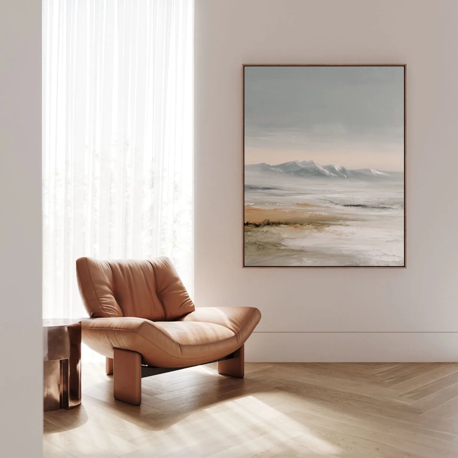 Ingelijst canvas – Fluistering van de horizon