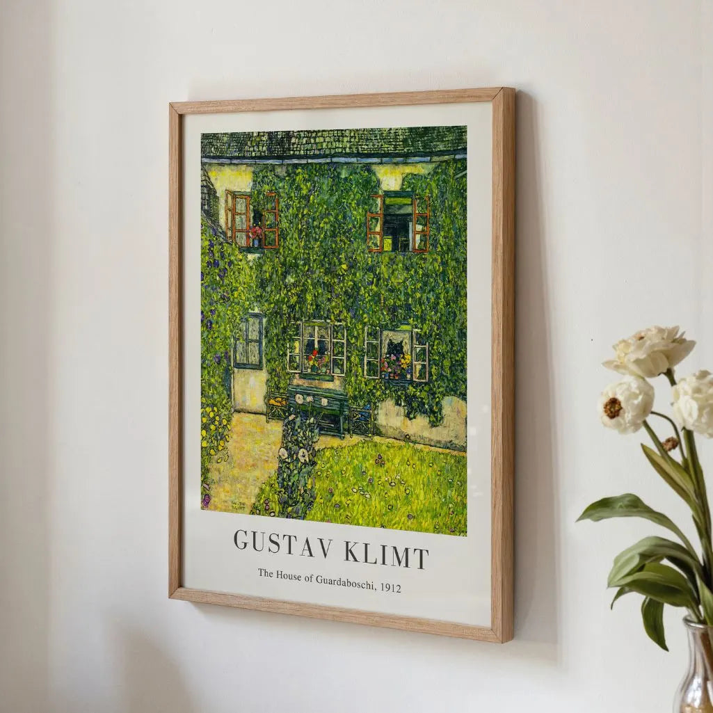 Gustav Klimt Poster – Huis van Guardaboschi