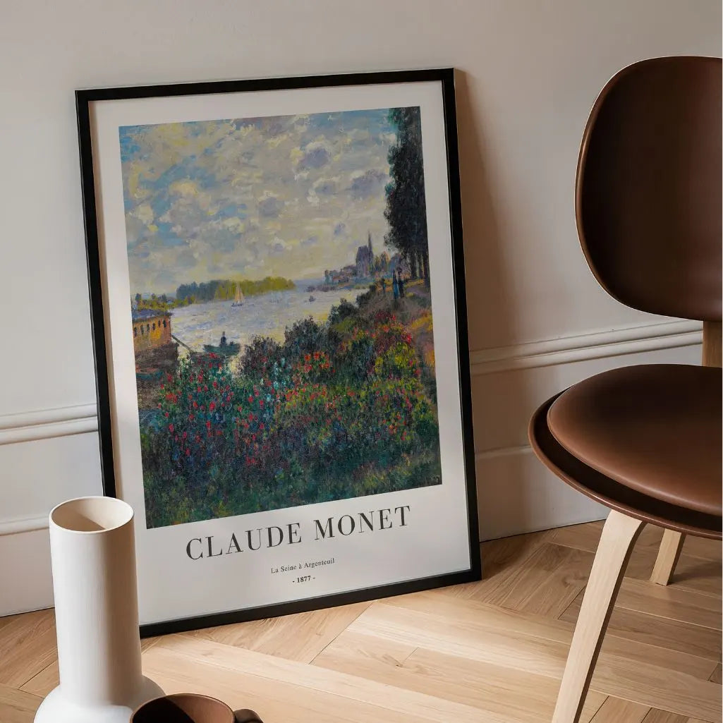 Claude Monet – De Seine bij Argenteuil (1877) Poster