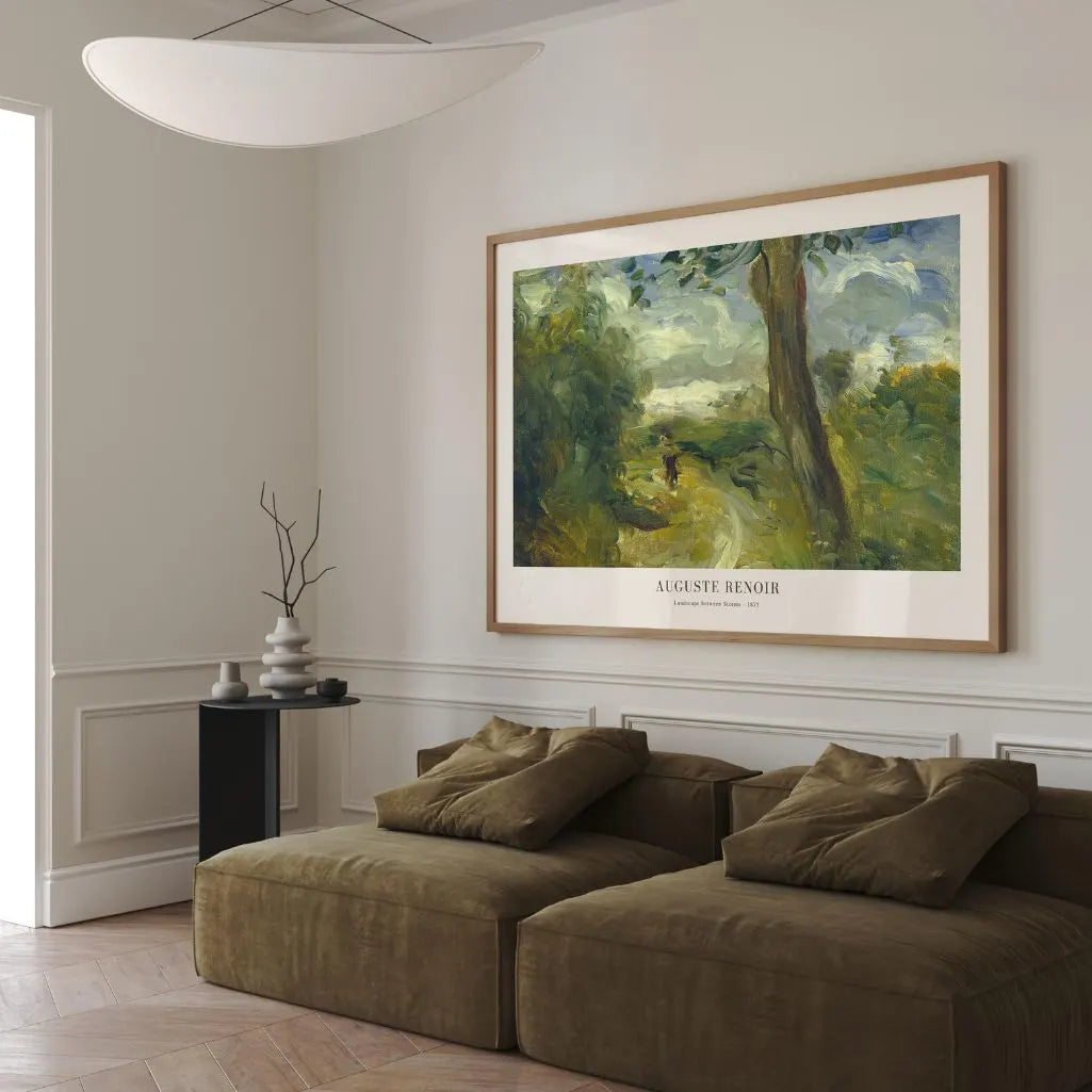 Auguste Renoir – Landschap tussen de stormen Poster