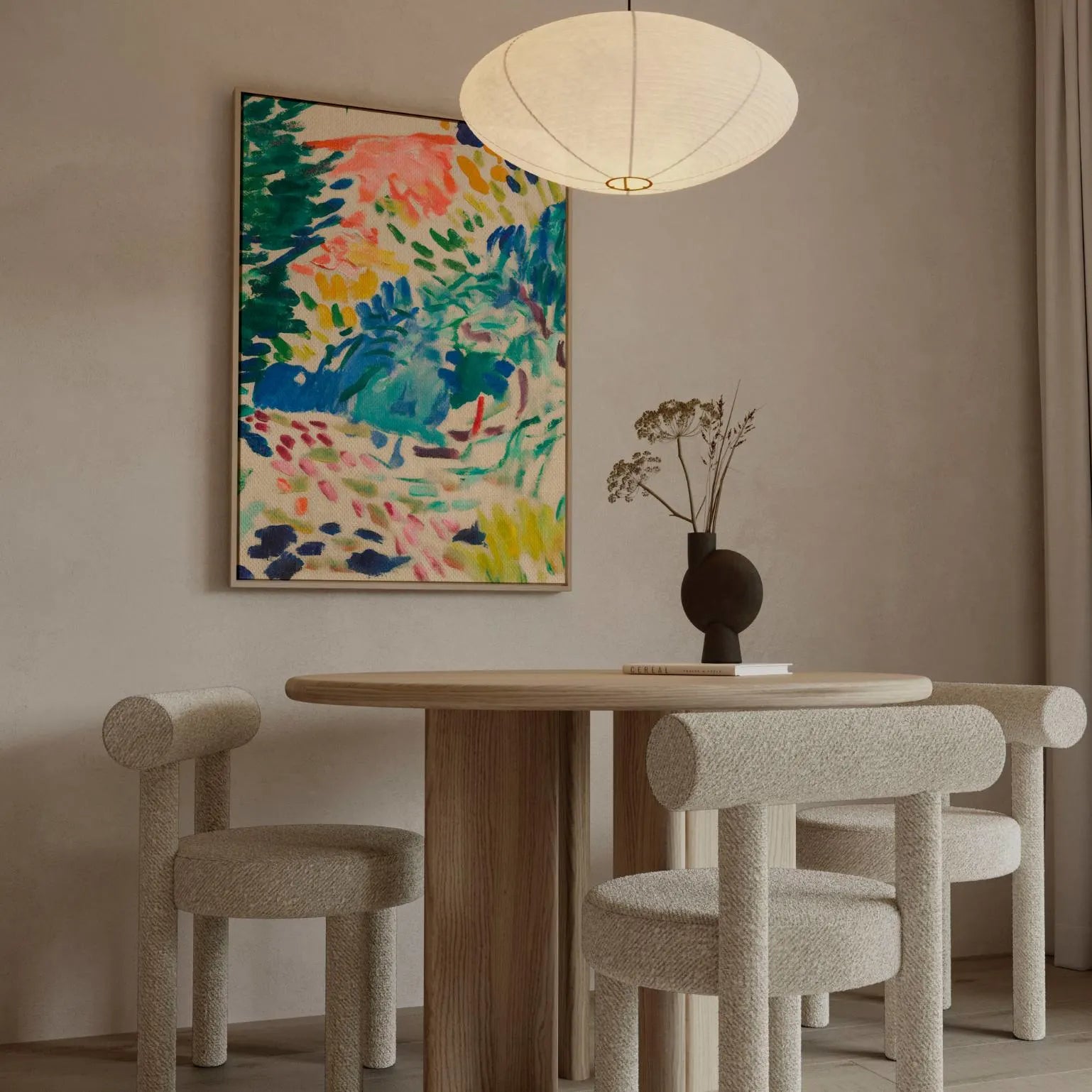 Ingelijst canvas – Landschap bij Collioure
