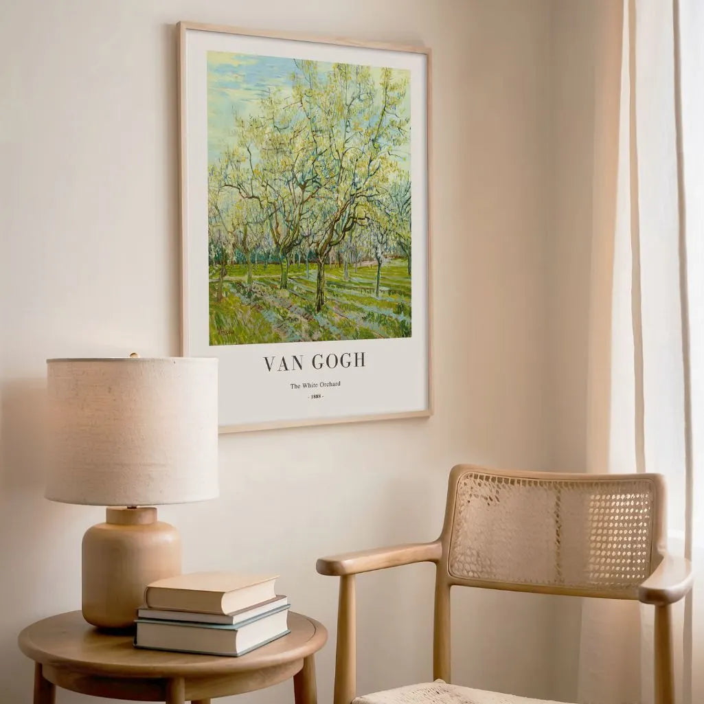 Vincent van Gogh Poster – De witte boomgaard