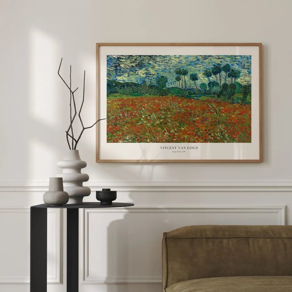 Vincent van Gogh – Klaprozenveld Poster