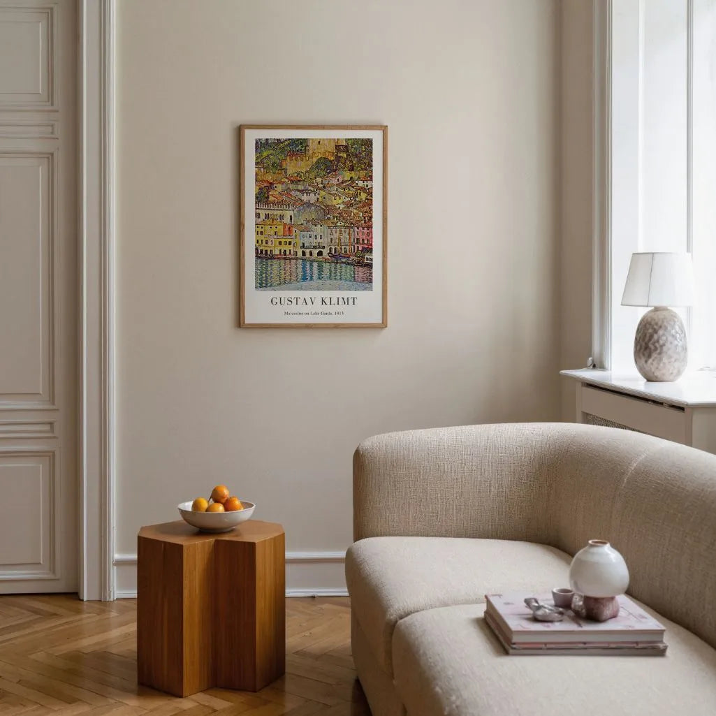 Gustav Klimt – Malcesine aan het Gardameer Poster