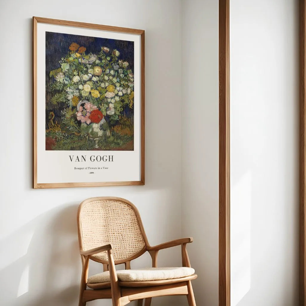 Vincent van Gogh – Bloemboeket in een vaas Poster