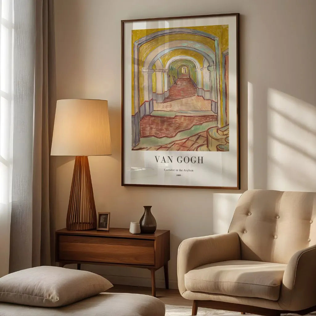 Vincent van Gogh – Gang in het gesticht Poster