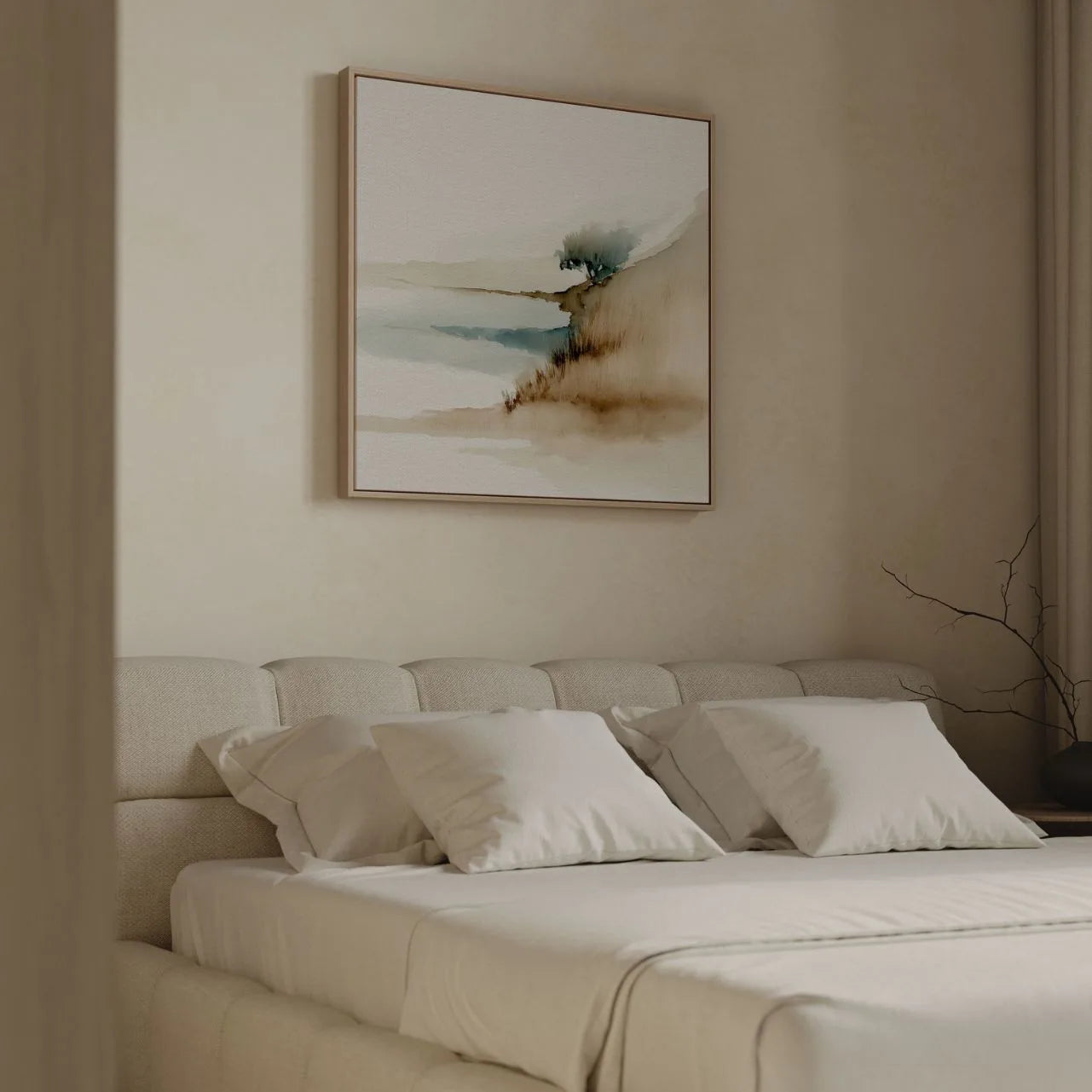 Ingelijst canvas – Rand van de stilte