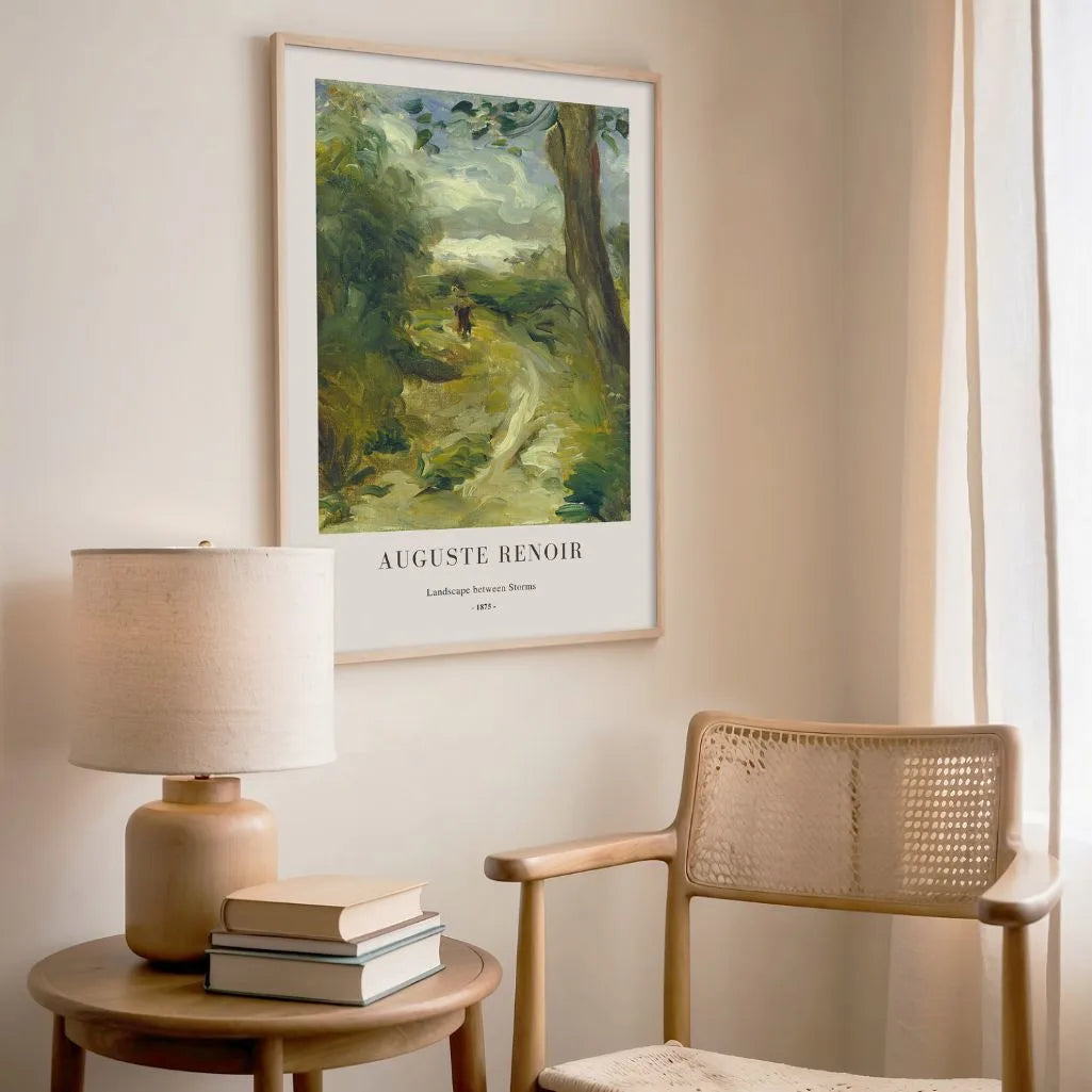 Auguste Renoir – Landschap tussen de stormen Poster