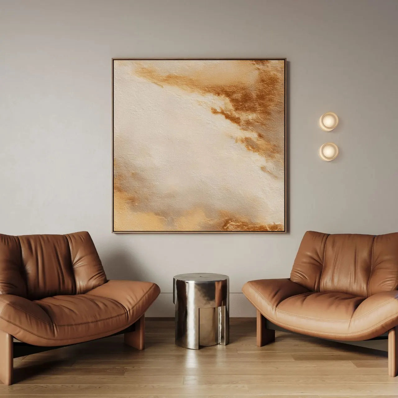 Ingelijst canvas – Zandadem