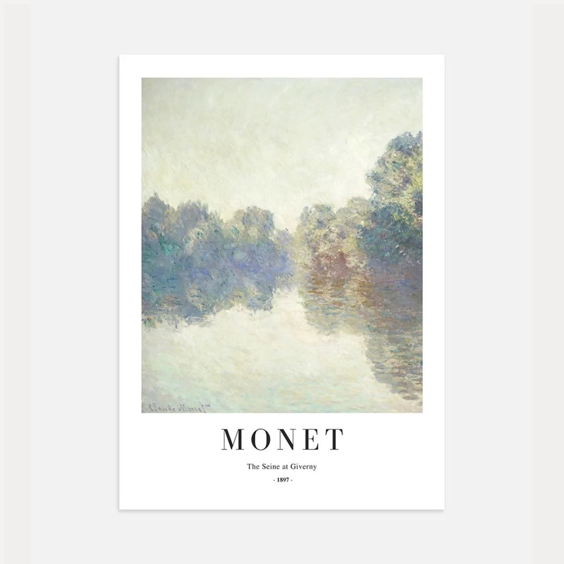 Monet Poster Stilte