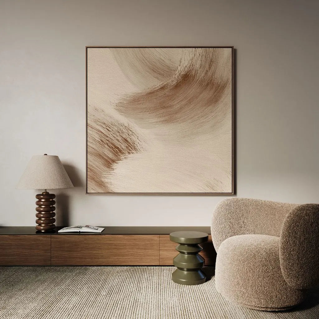 Ingelijst canvas – Karamelbeweging