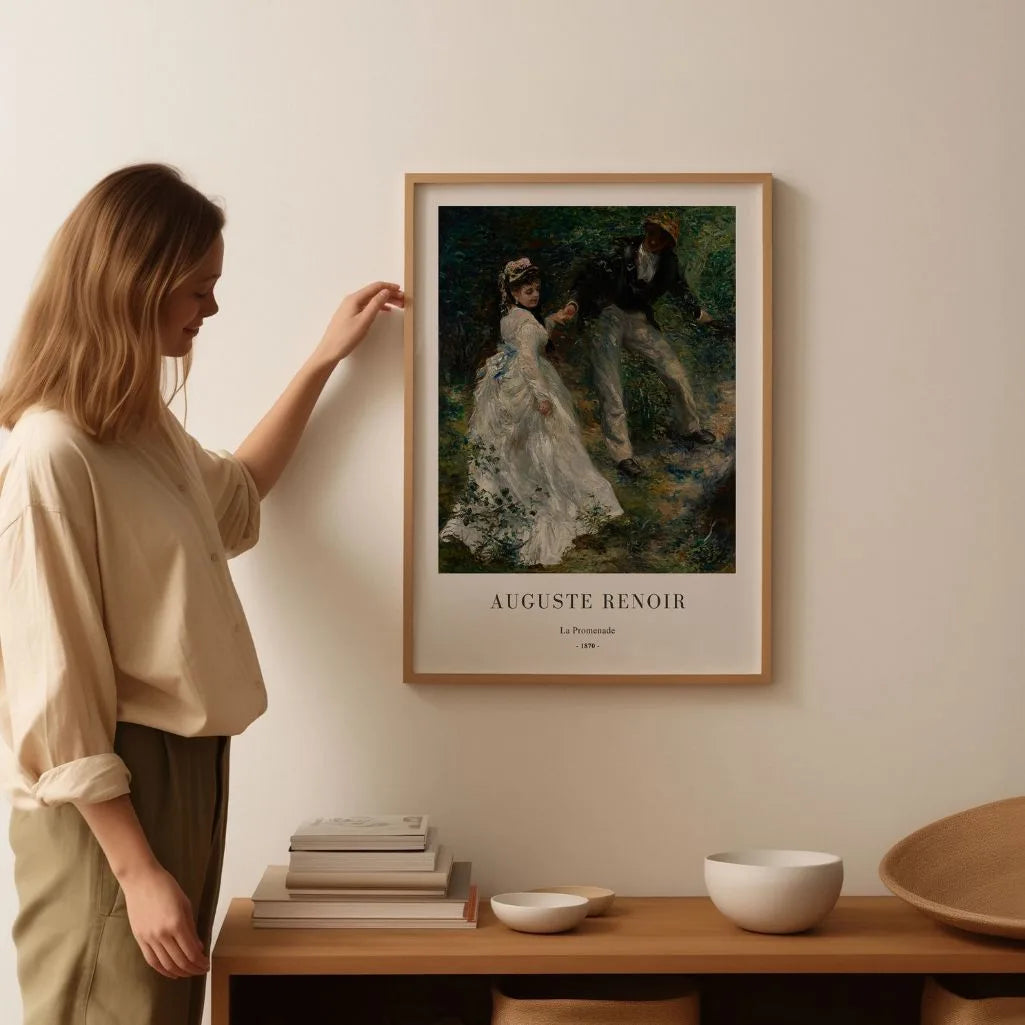 Auguste Renoir – De wandeling Poster