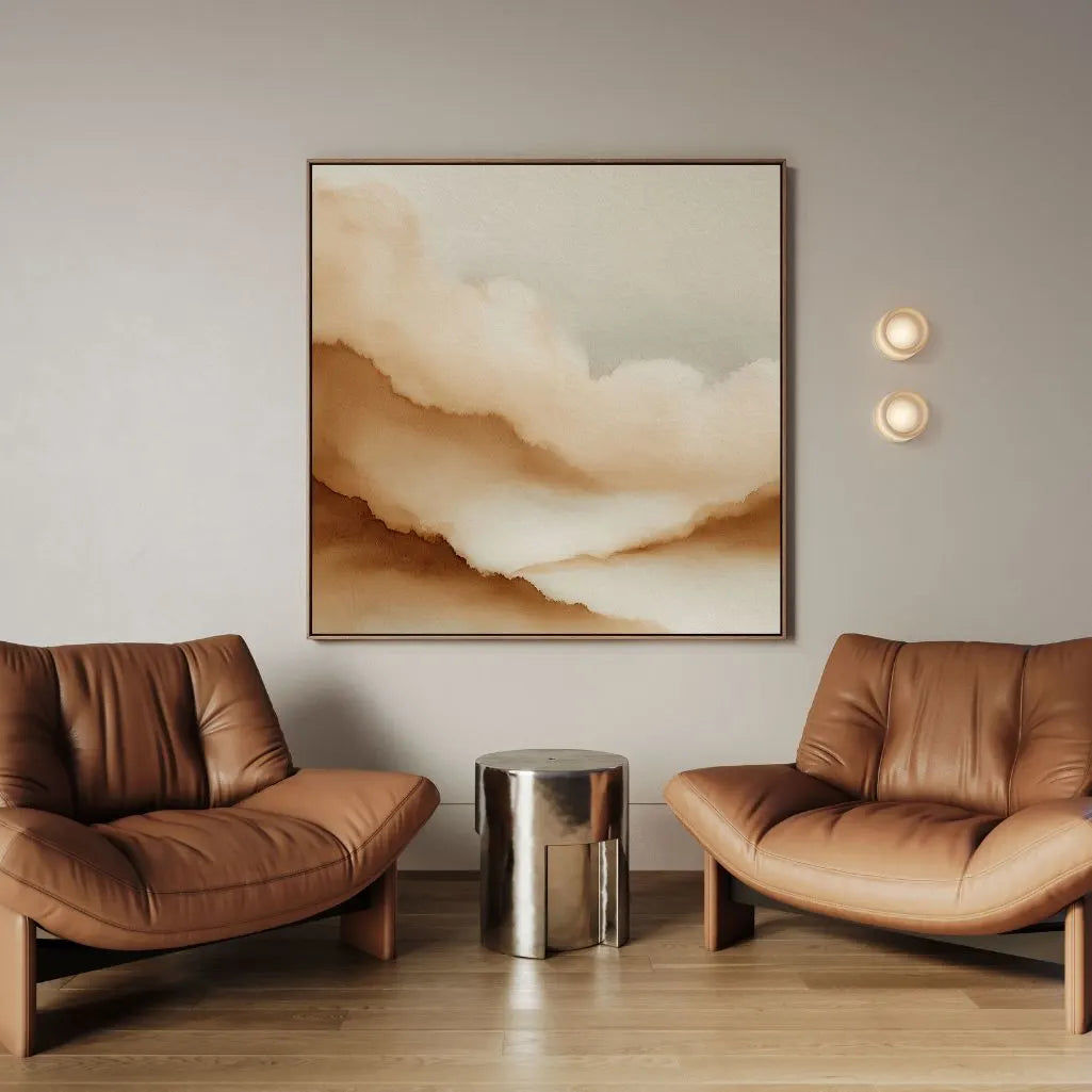 Ingelijst canvas – Zandmist