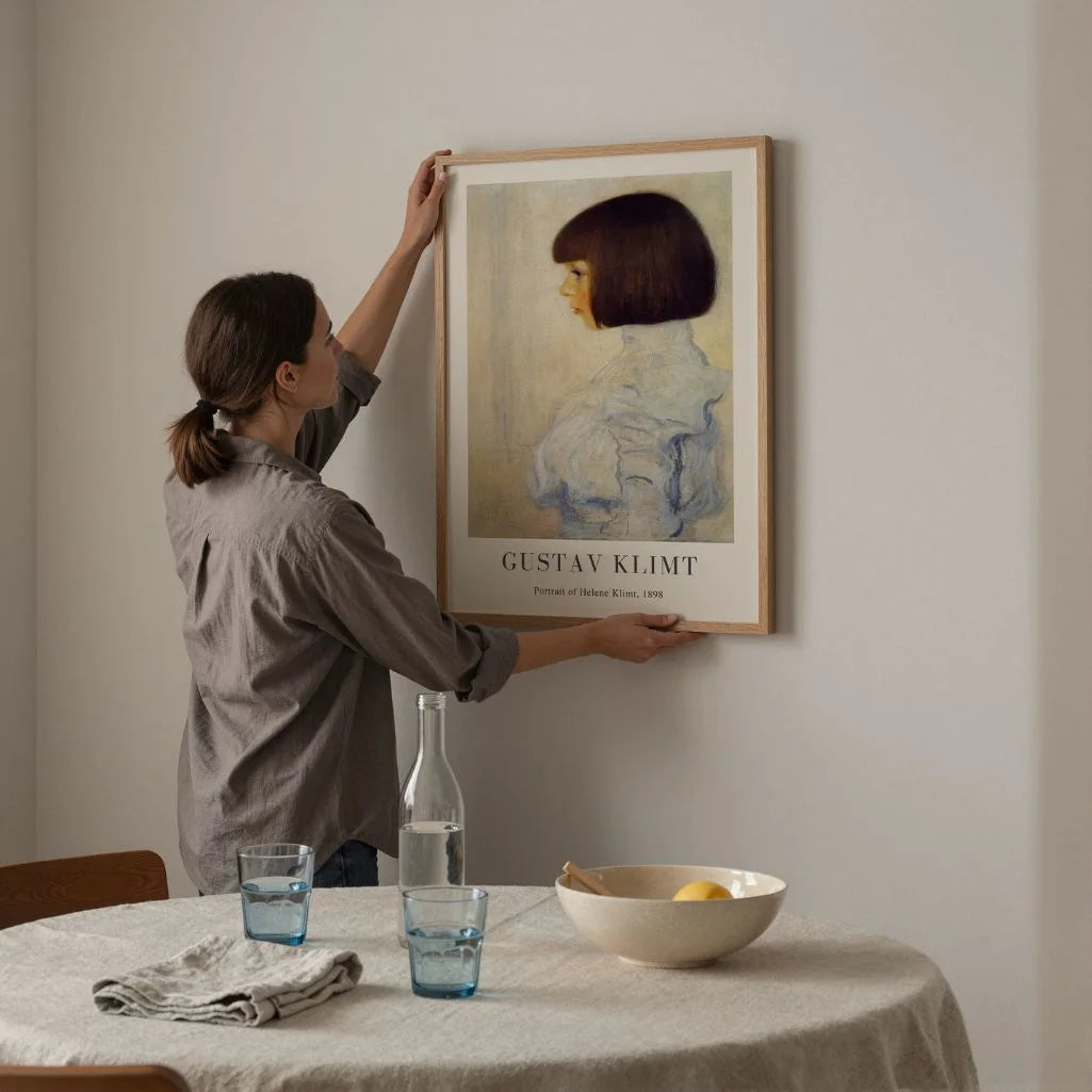 Gustav Klimt – Portret van Helene Klimt Poster
