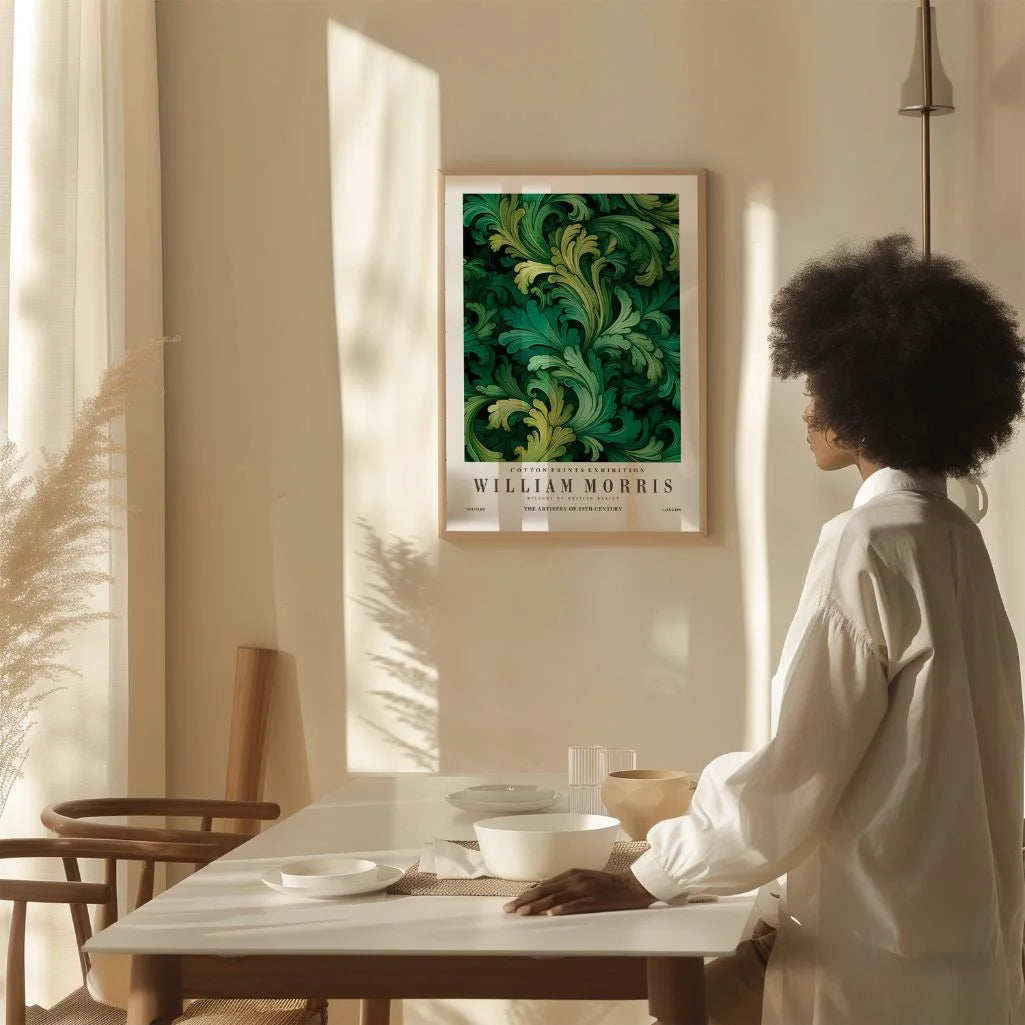 Poster – Groen Botanisch Ornament