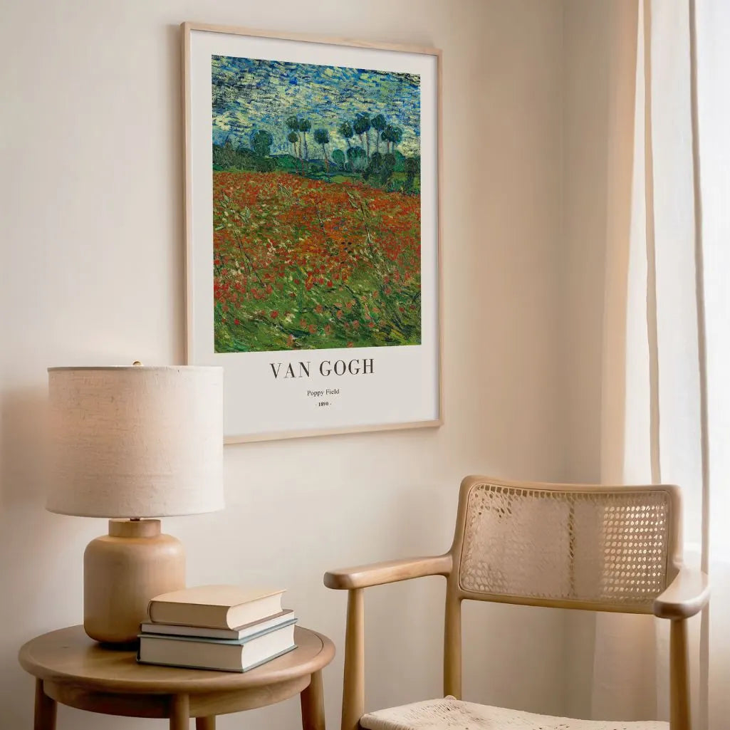 Vincent van Gogh Poster – Klaprozenveld