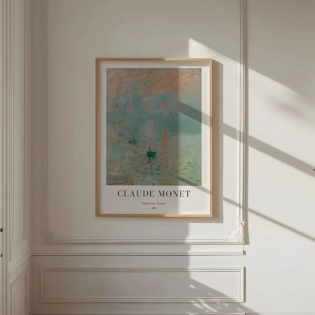 Claude Monet – Impressie, Zonsopgang Poster