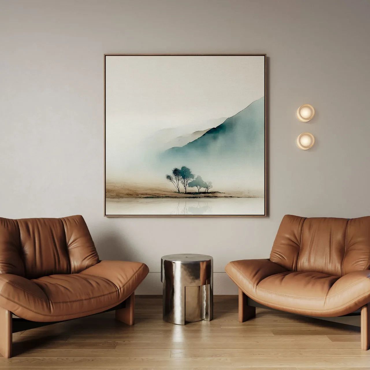 Ingelijst canvas – Ochtendmist