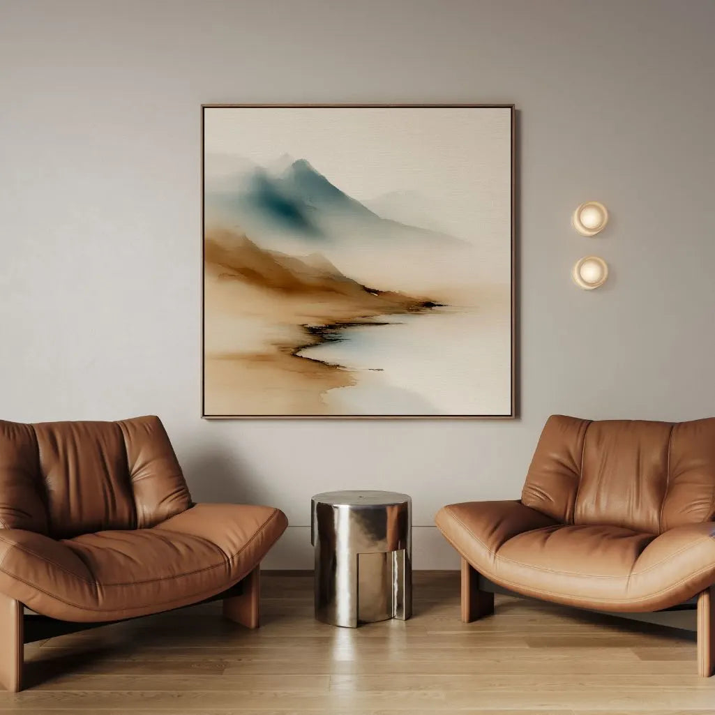 Ingelijst canvas – Bergstilte