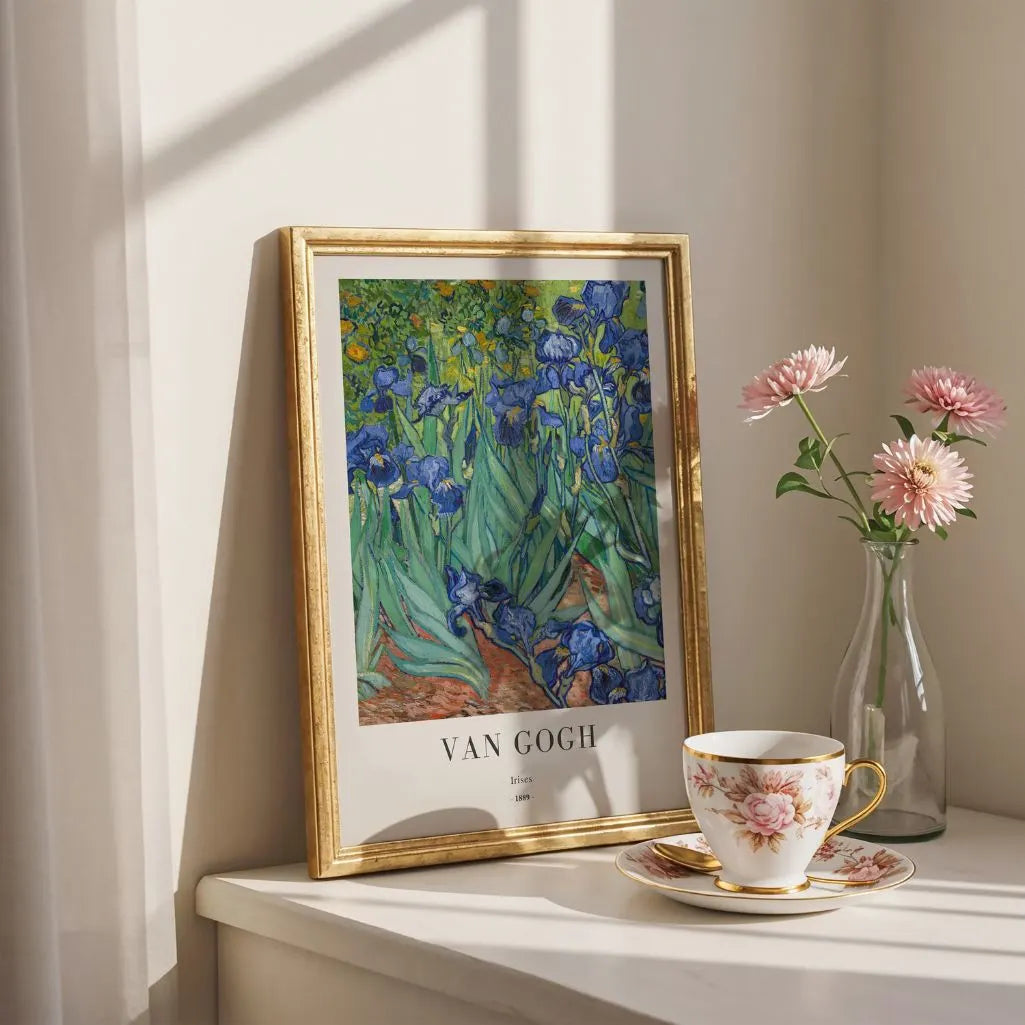 Vincent van Gogh – Irissen Poster