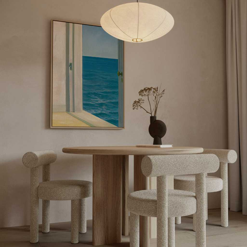 Ingelijst canvas – Kamers aan zee
