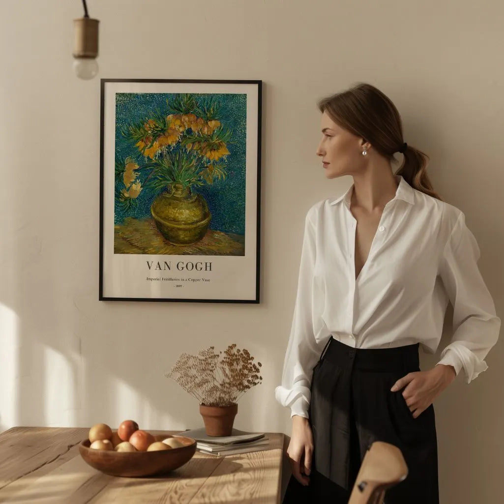 Vincent van Gogh Poster – Keizerskroon in koperen vaas