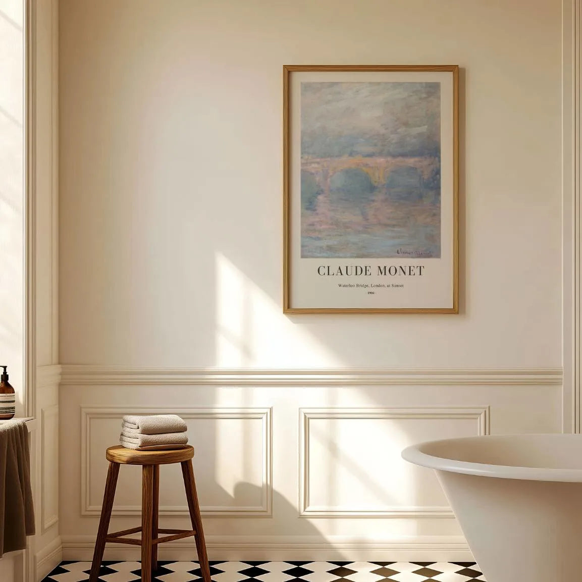 Monet Poster Schemering