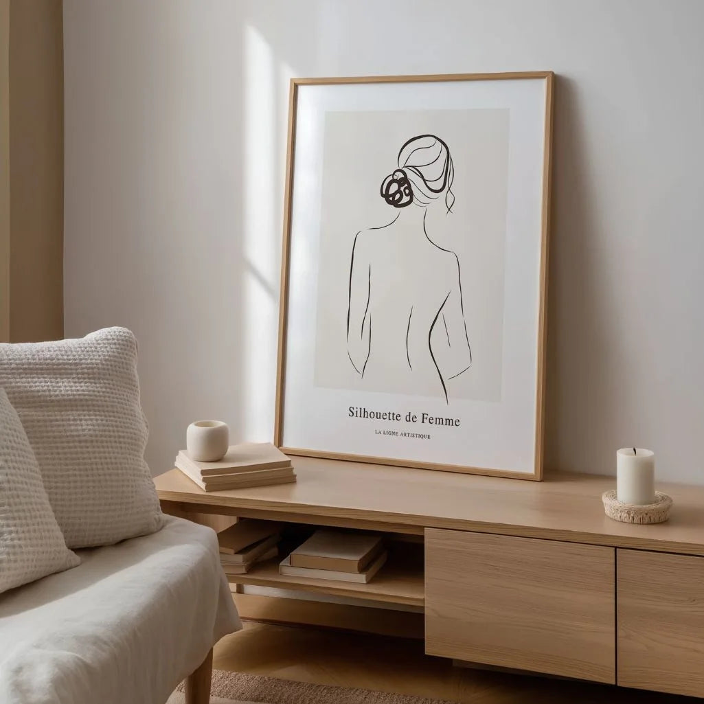 Poster – Vrouw van achteren